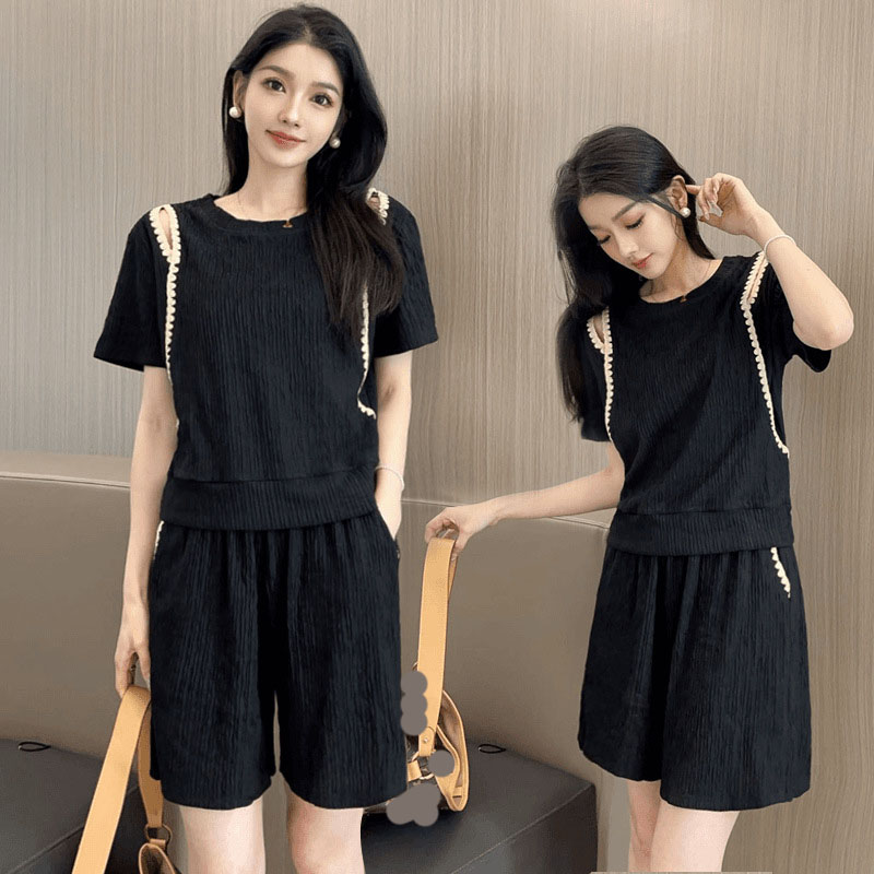 Street Fashion Dance - Kaus Bahu Terbuka Mode Korea Set