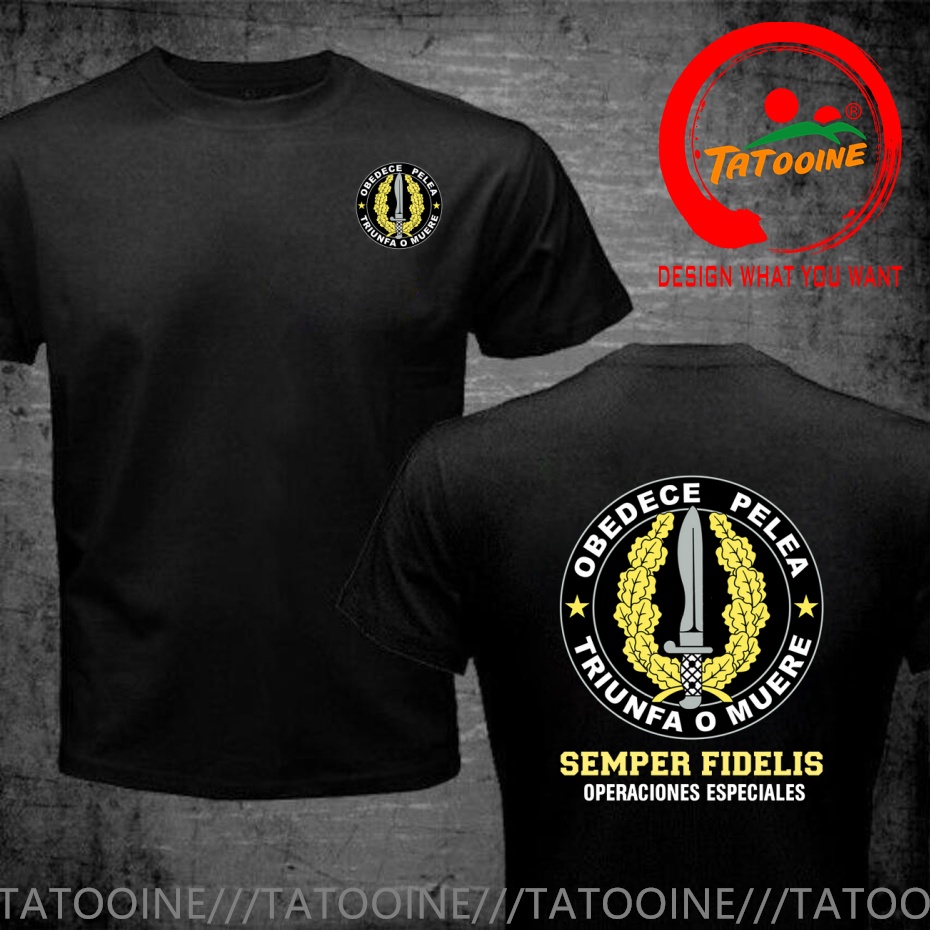 Street Fashion In Spain - Kaos Camiseta Spain Espana Operaciones Especiales