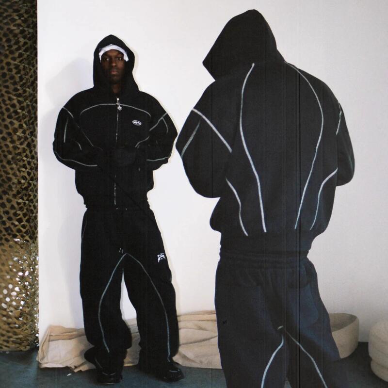 Street Fashion Hoodie - Set Hoodie Y2K Trendi Musim Semi