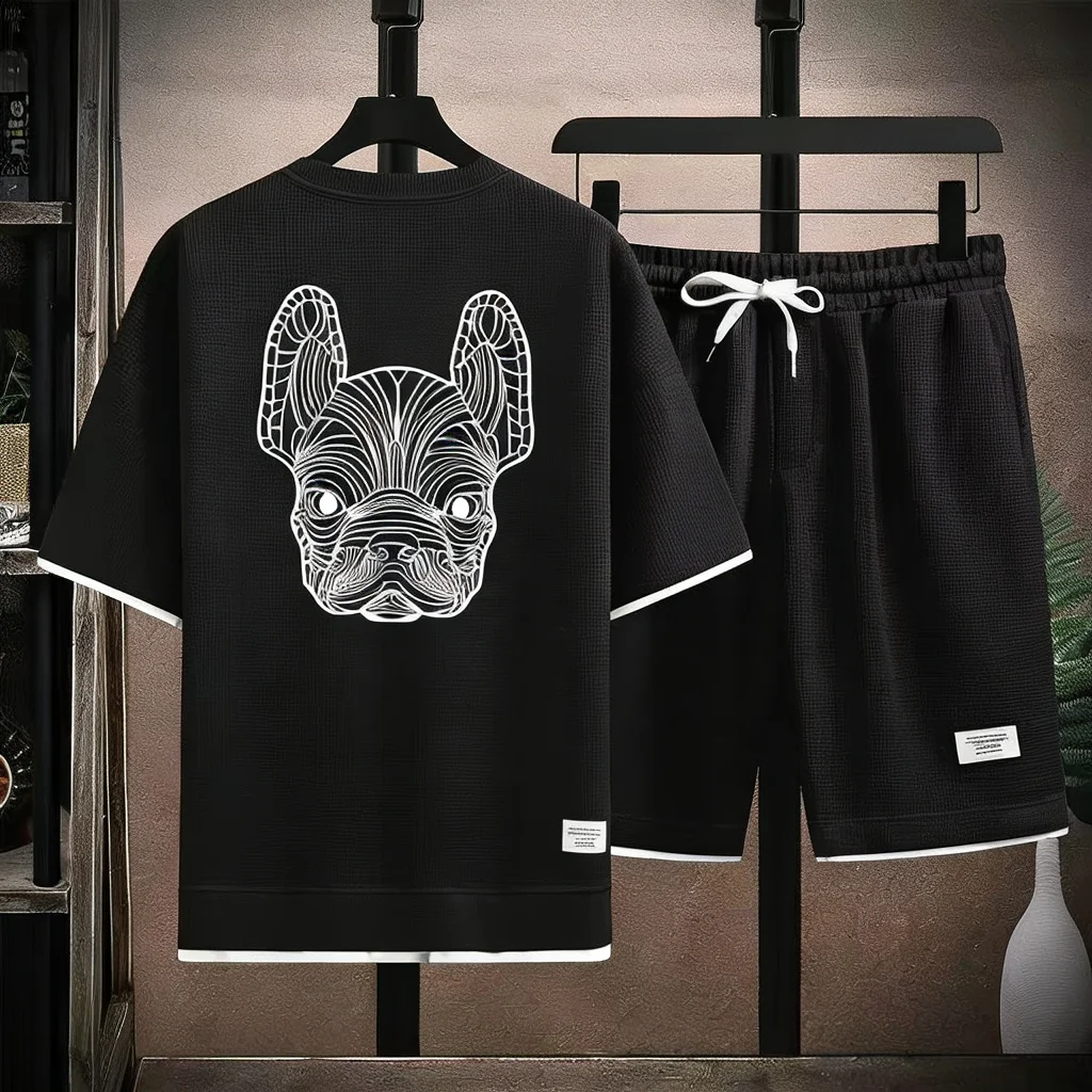 Street Summer Fashion - Setelan Kaos Lengan Pendek dan Celana