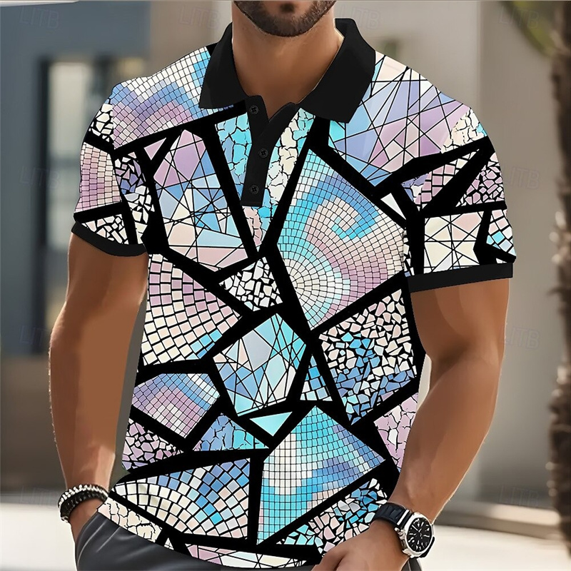 Street Fashion Shanghai - Kaus Polo Pria 2025 Kaus Golf