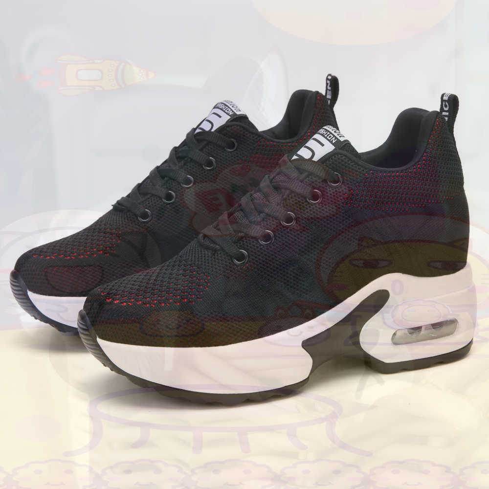 Street Fashion Name - Merah Ukuran 36 Sepatu Wanita Tenis