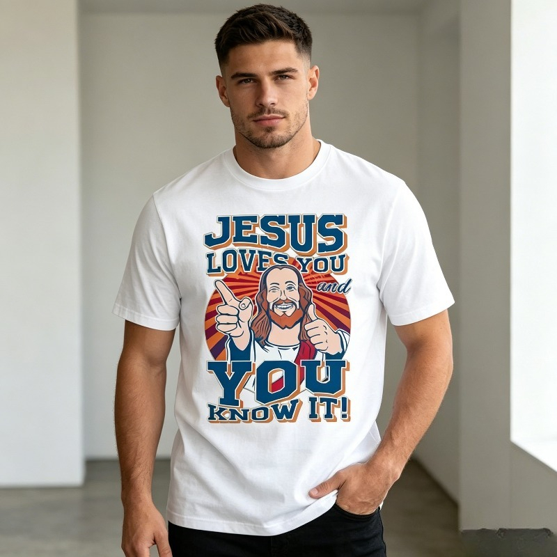 Street Style Fashion Quotes - Kaos Bertema Iman Kristen dengan Cetakan