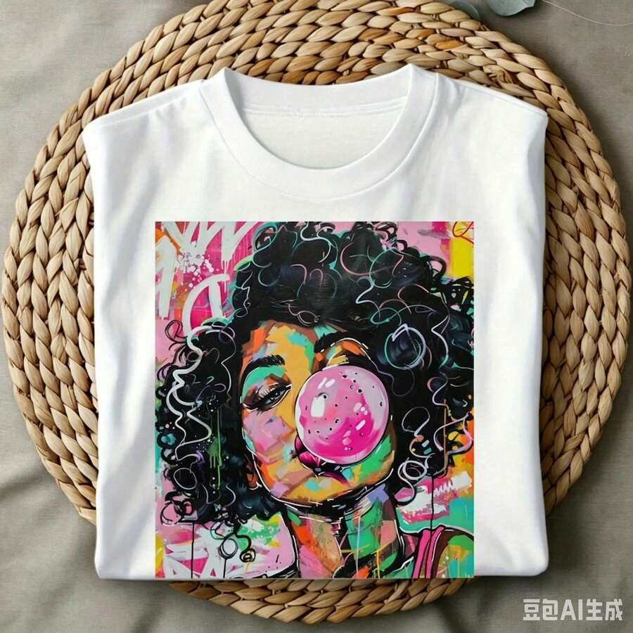 Street Fashion Trend 2025 - Funky Weekend Vibes Pop Art Curly