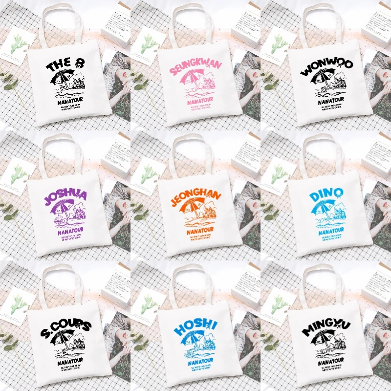 Tote Bag Canvas Print - Tas Bahu Kpop Nanatour Tas Kanvas