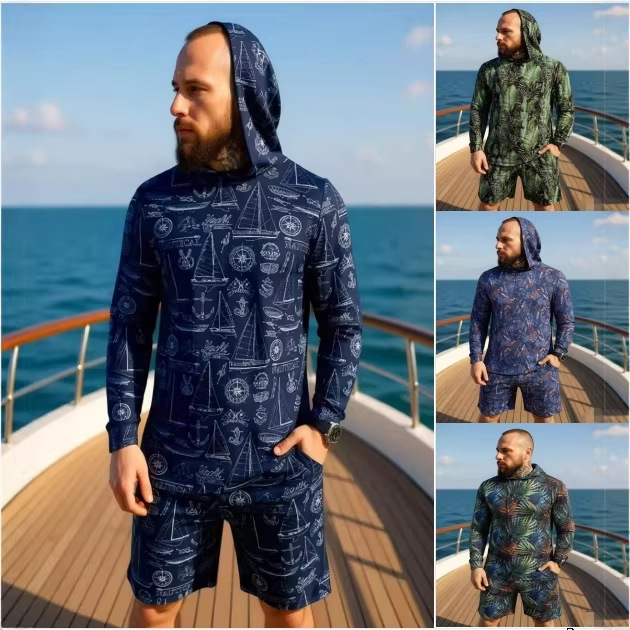 Street Summer Fashion - Setelan Dua Potong Hoodie Unisex Motif