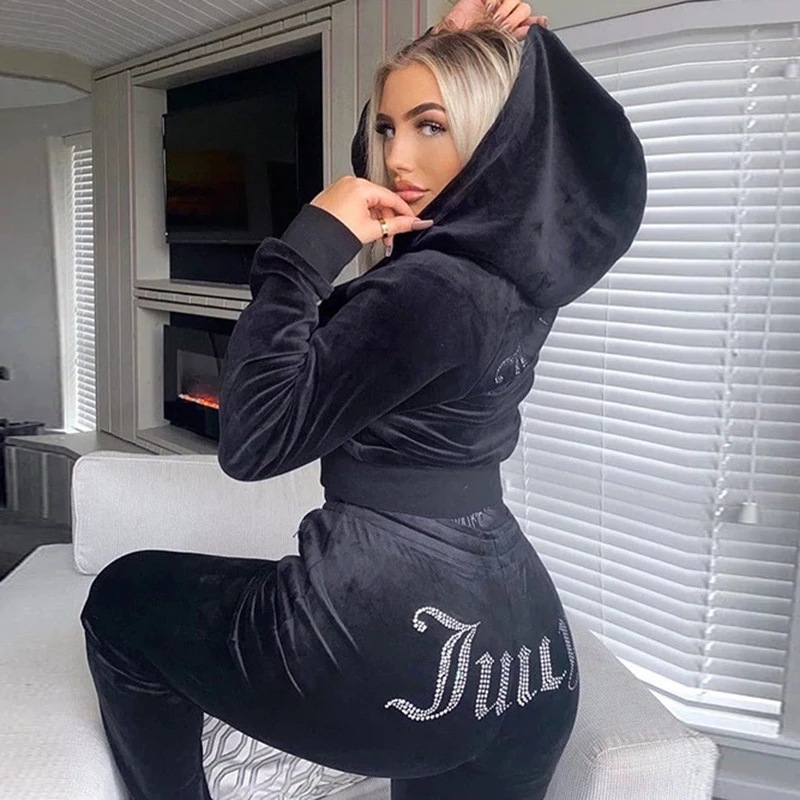 Street Fashion Hoodie - 2 Set Pakaian Wanita 2026 Model
