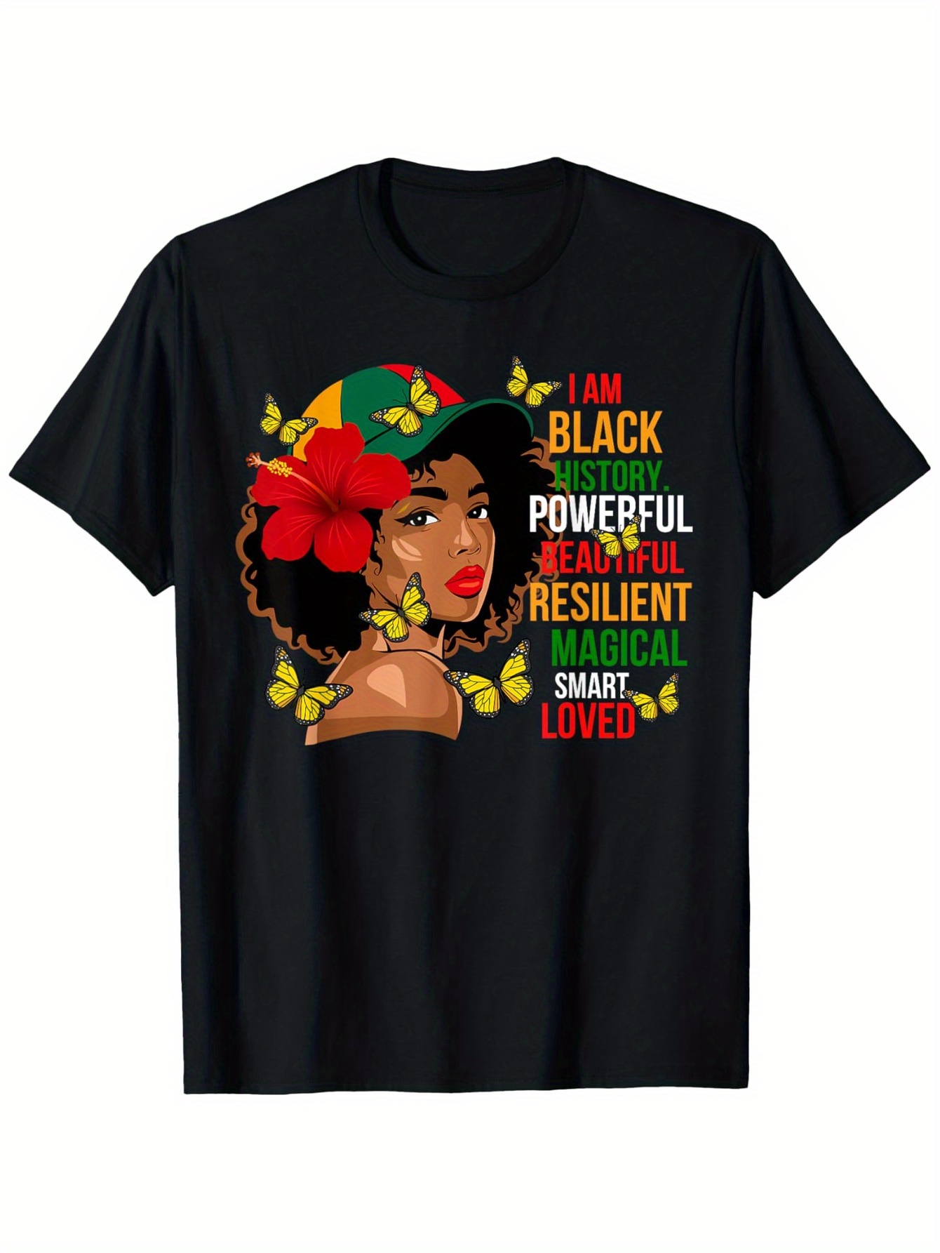 Street Fashion Culture - Kaos Wanita Black History Month yang
