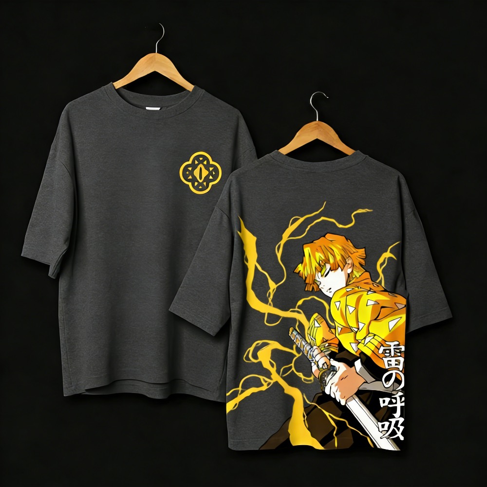 Street Fashion Anime - Kaus Pria dan Wanita Gambar Anime