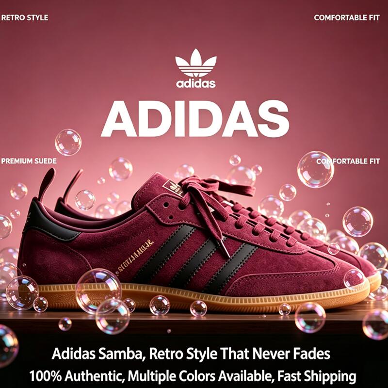 Street Fashion Hong Kong - Sepatu Adidas Samba Trefoil Unisex Low