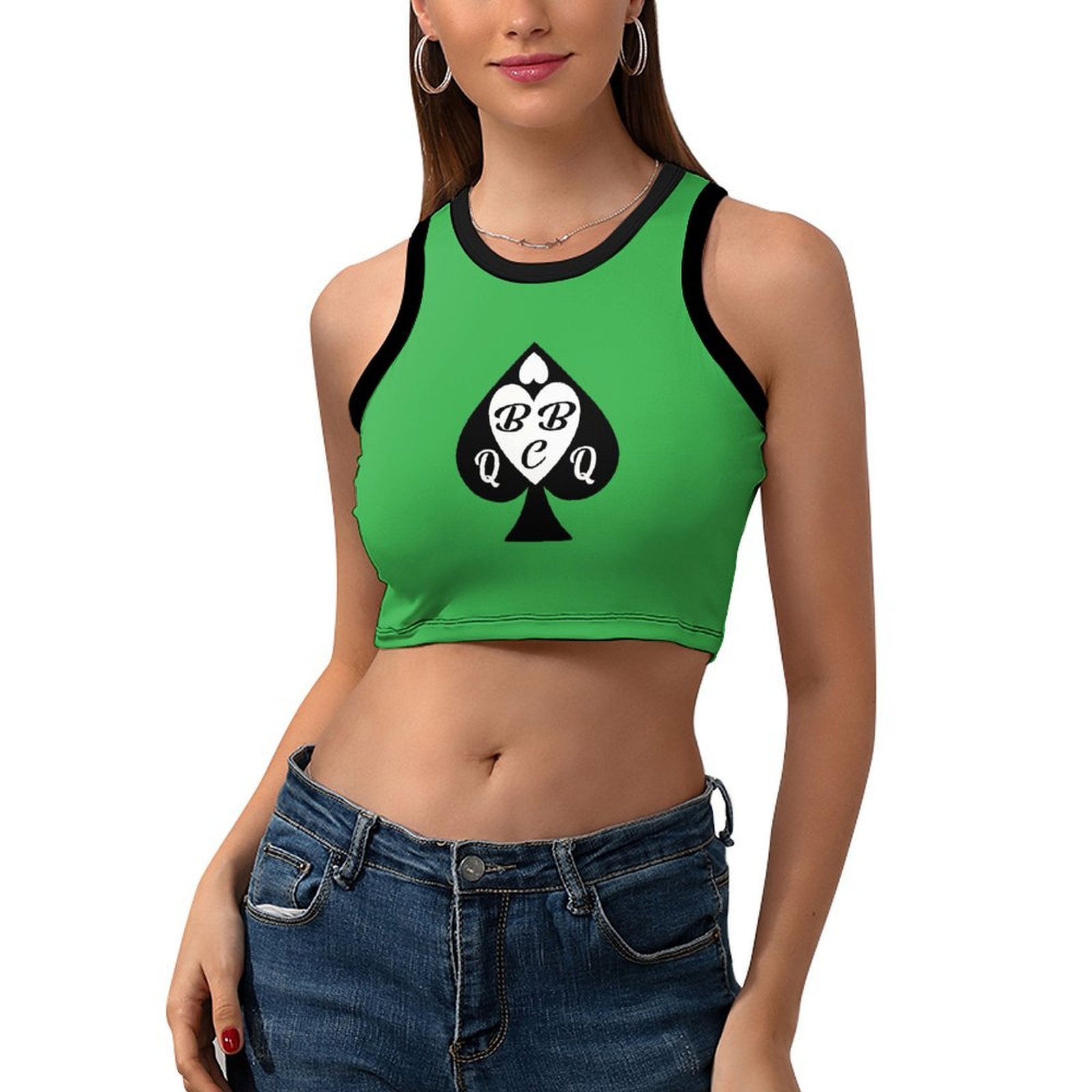 Tank Top Wanita Retro Trendi 