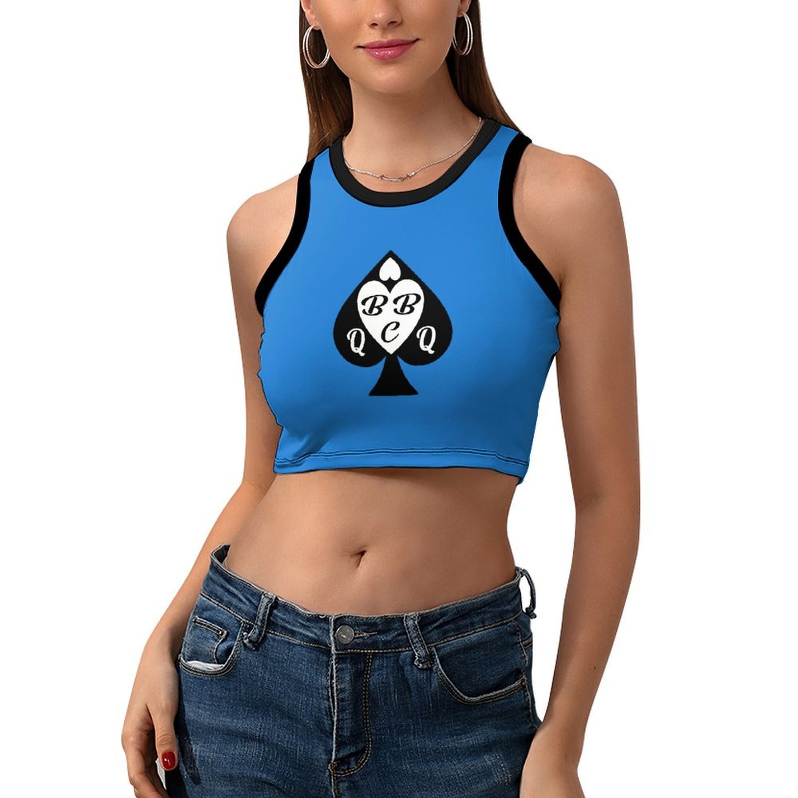 Tank Top Wanita Retro Trendi 
