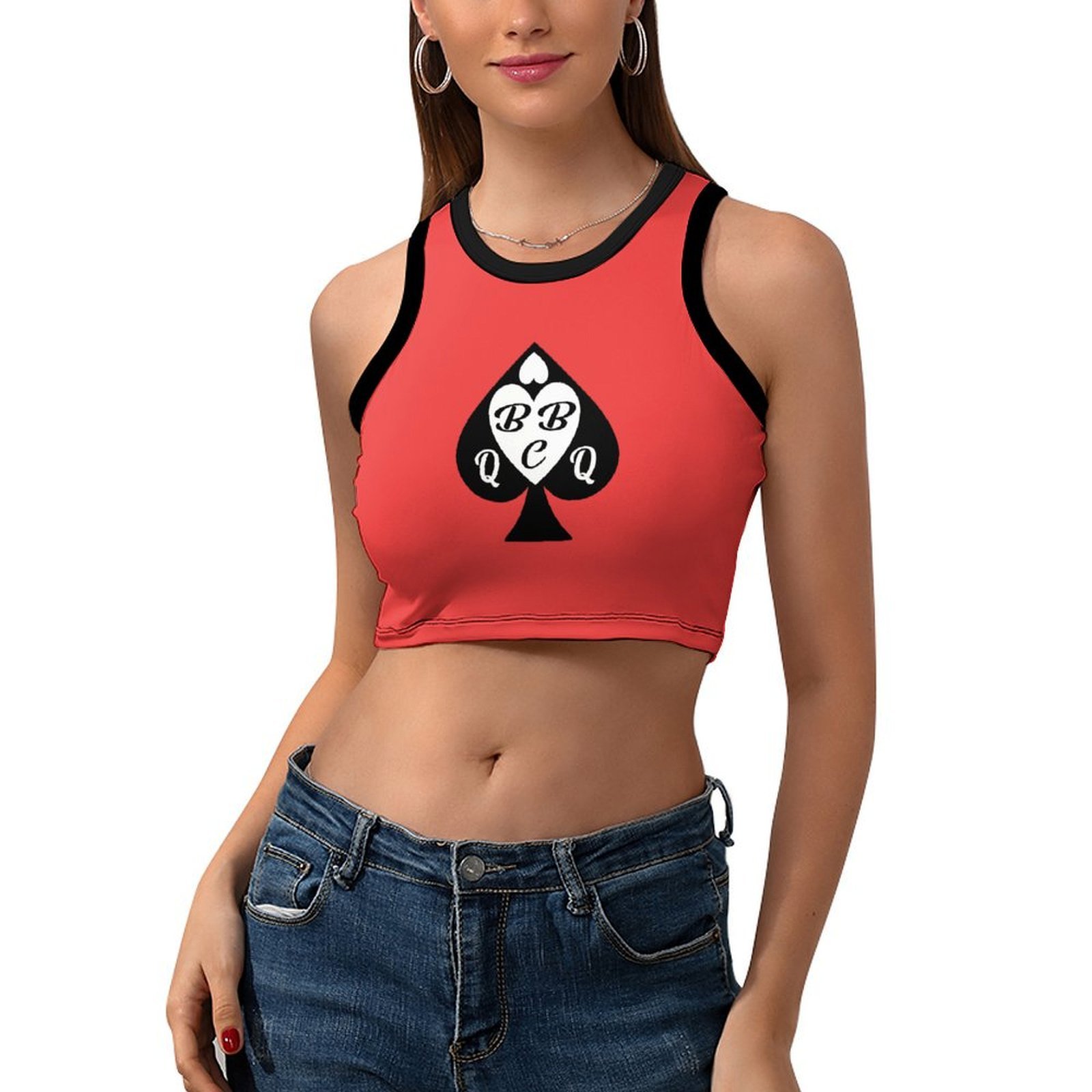 Tank Top Wanita Retro Trendi 