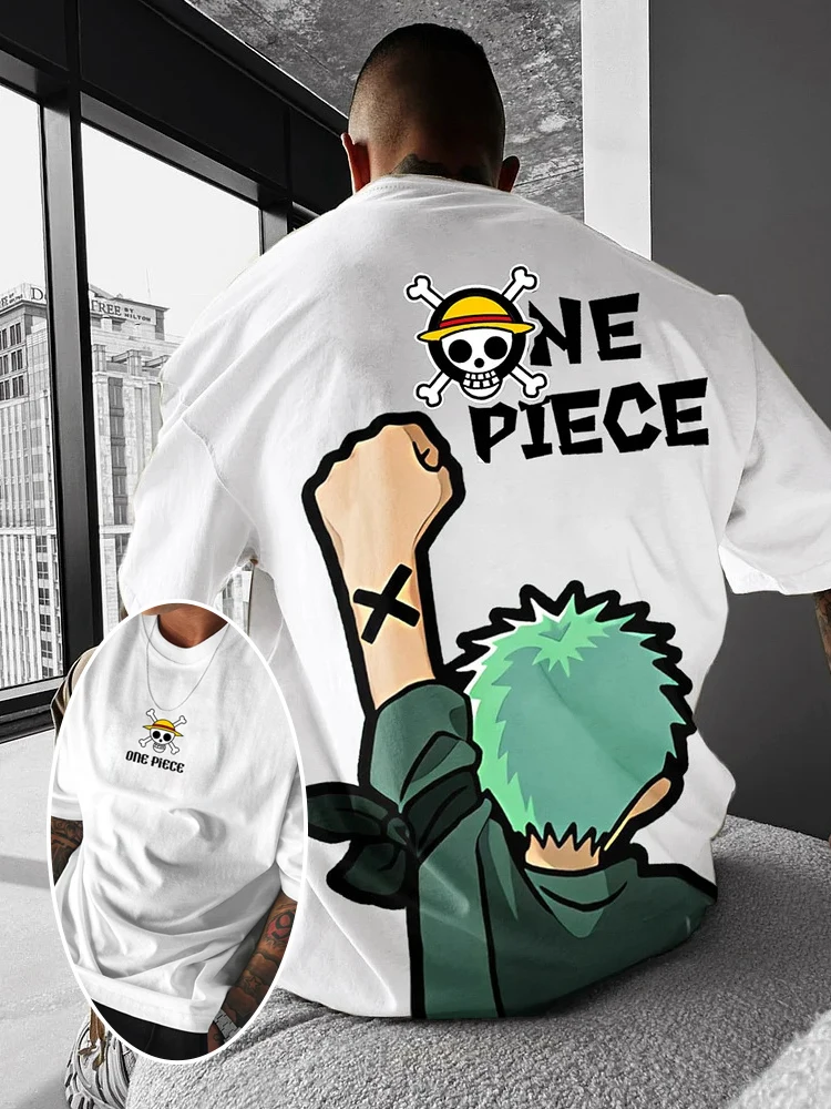 ONE PIECE Luffy Zoro 2025 Tren - Street Fashion Trend 2025 ulasan dan harga