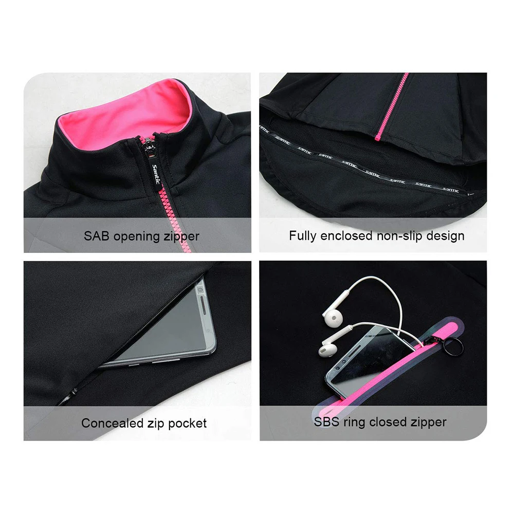Santic Mantel Sepeda Bulu Wani - Windbreak Shell Jacket ulasan dan harga