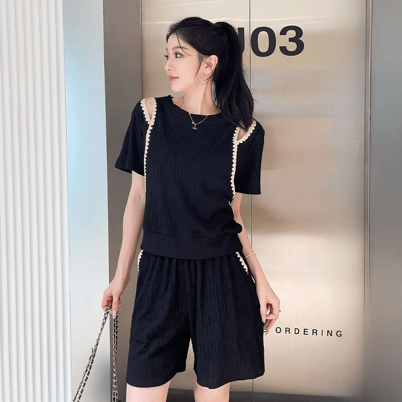 Kaus Bahu Terbuka Mode Korea S - Street Fashion Dance ulasan dan harga