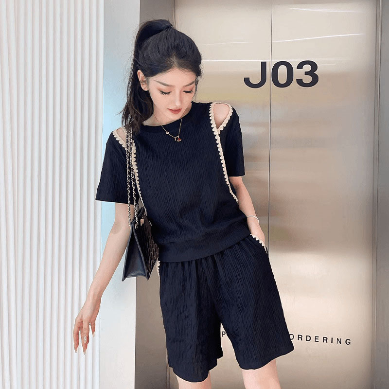 Kaus Bahu Terbuka Mode Korea S - Street Fashion Dance ulasan dan harga