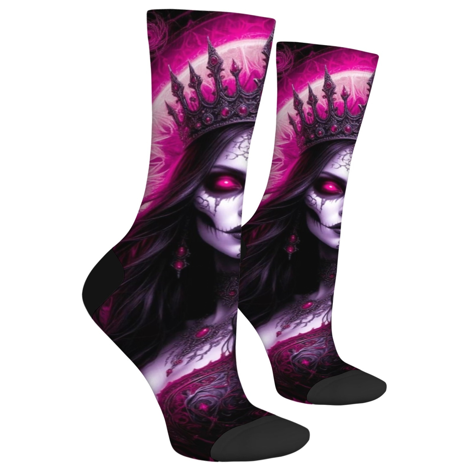Kaus Kaki Seni Gotik Gelap Dea - Queen Street Fashion ulasan dan harga