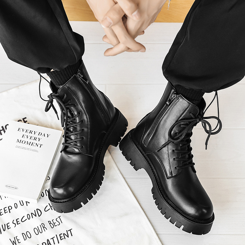 Sepatu Bot Pria Tren 2025 Sepa - Street Fashion Trend 2025 ulasan dan harga