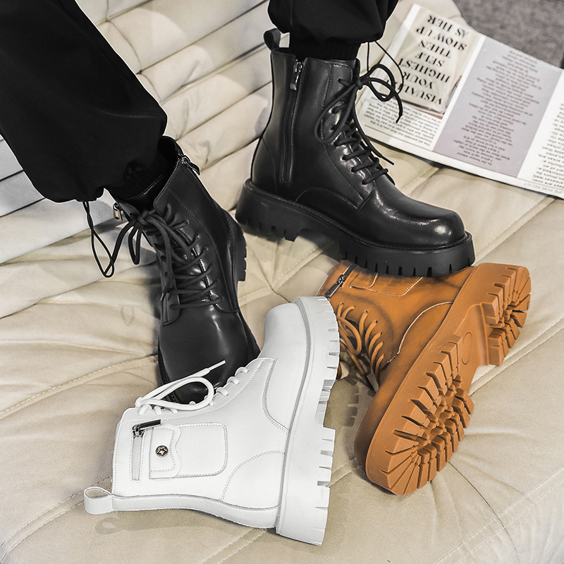 Sepatu Bot Pria Tren 2025 Sepa - Street Fashion Trend 2025 ulasan dan harga