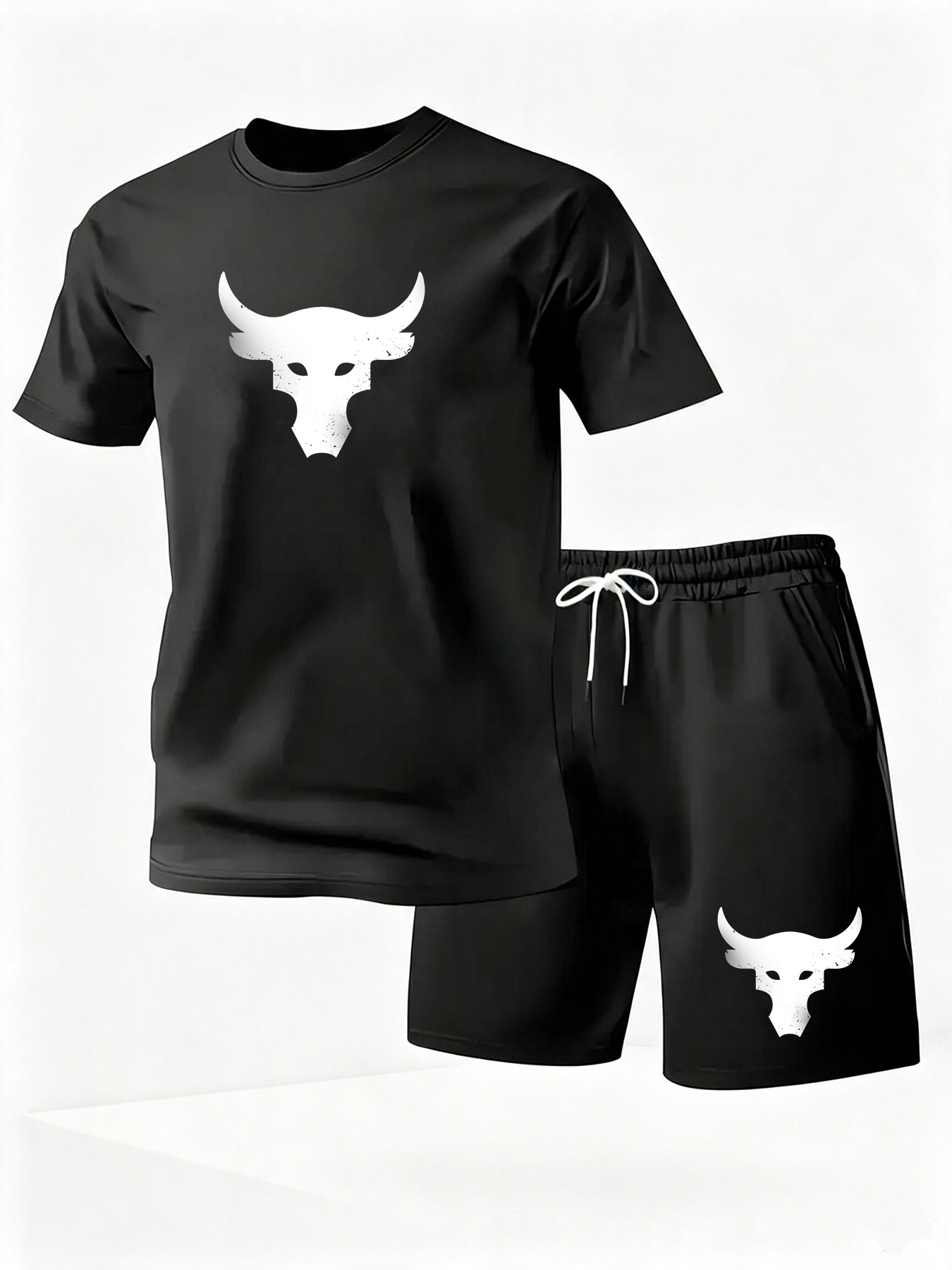 Setelan Kaos Lengan Pendek dan - Street Summer Fashion ulasan dan harga