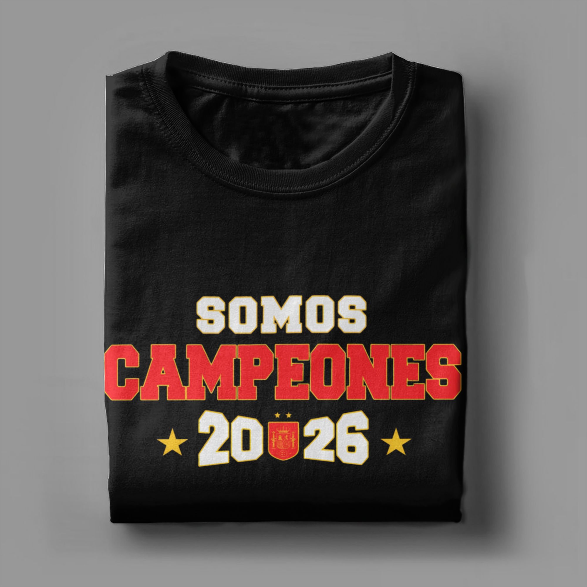 Kaos Spain-Champions-2026, Kao - Street Fashion In Spain ulasan dan harga