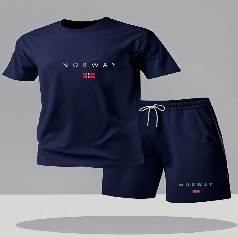 Setelan Kaos dan Celana Pendek - Street Fashion Shanghai ulasan dan harga