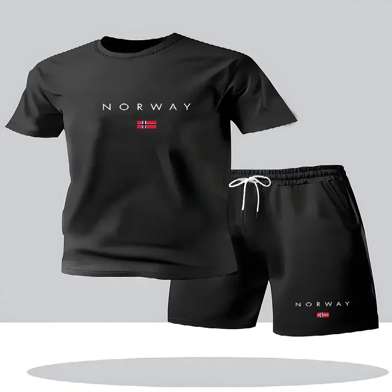 Setelan Kaos dan Celana Pendek - Street Fashion Shanghai ulasan dan harga