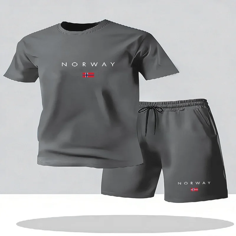 Setelan Kaos dan Celana Pendek - Street Fashion Shanghai ulasan dan harga