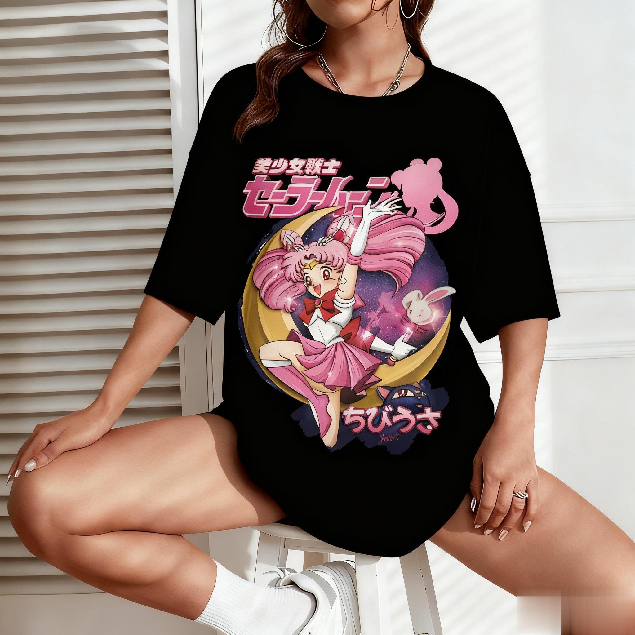 Kaus Pria Wanita Gambar Anime  - Street Fashion In Japan ulasan dan harga