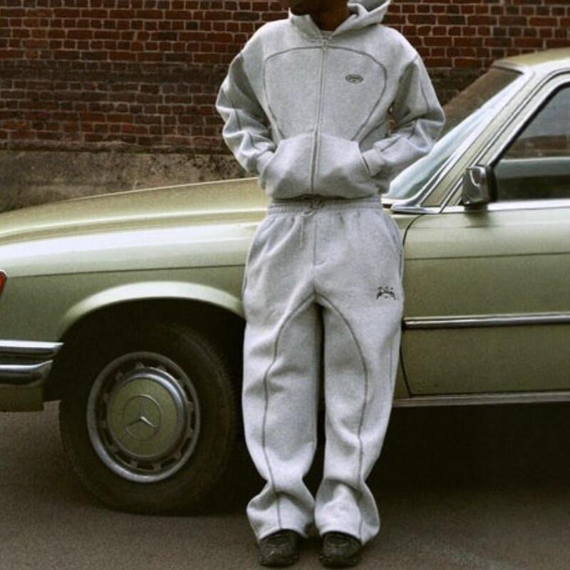 Set Hoodie Y2K Trendi Musim Se - Street Fashion Hoodie ulasan dan harga