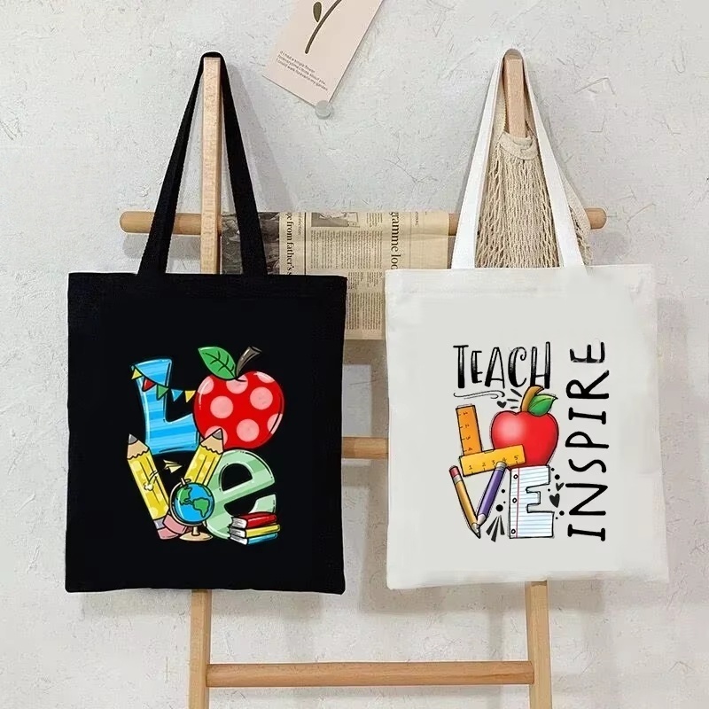 Tas Bahu Kanvas Wanita Tas Tan - Tote Bag Canvas Print ulasan dan harga