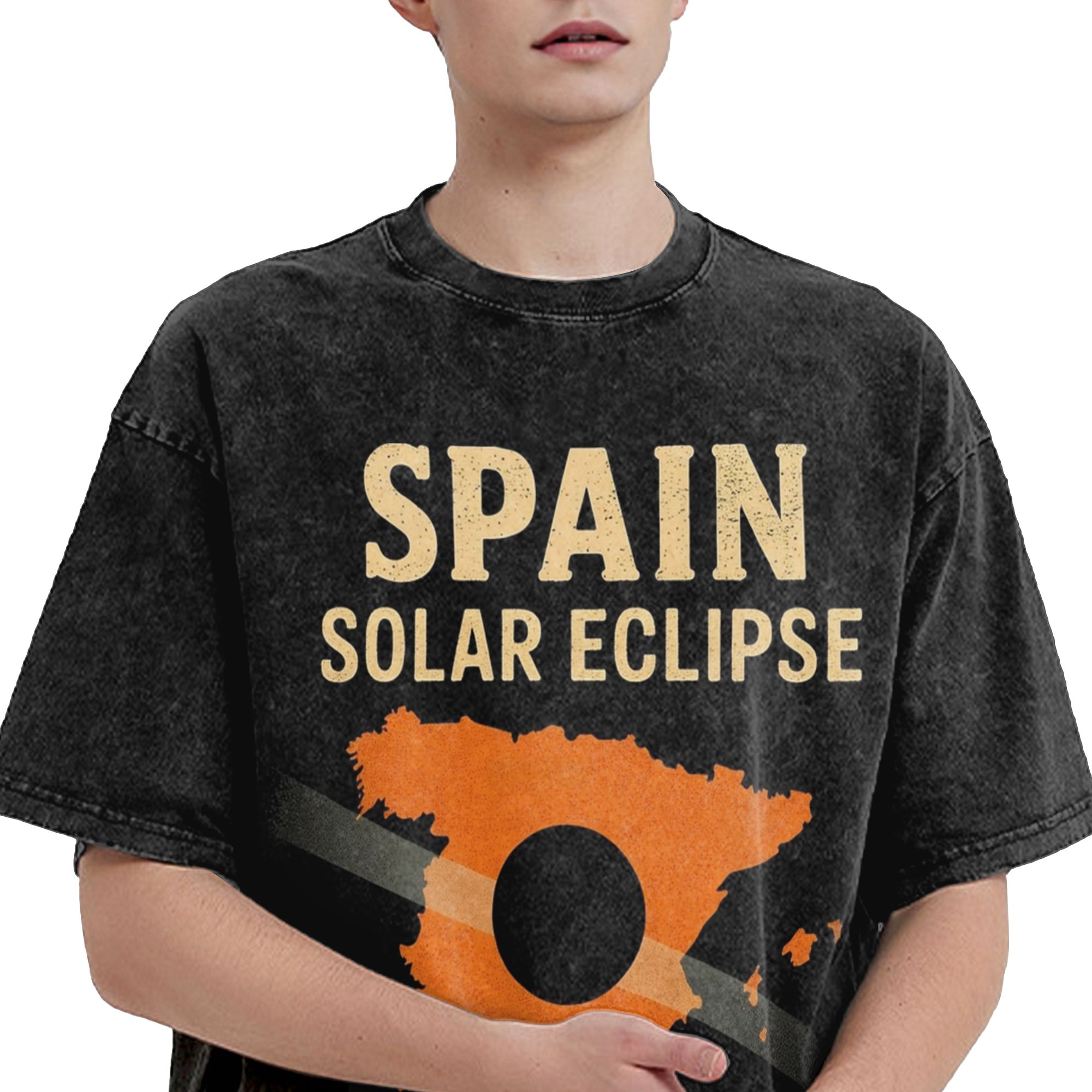 Kaus Oblong Total Solar Eclips - Street Fashion In Spain ulasan dan harga