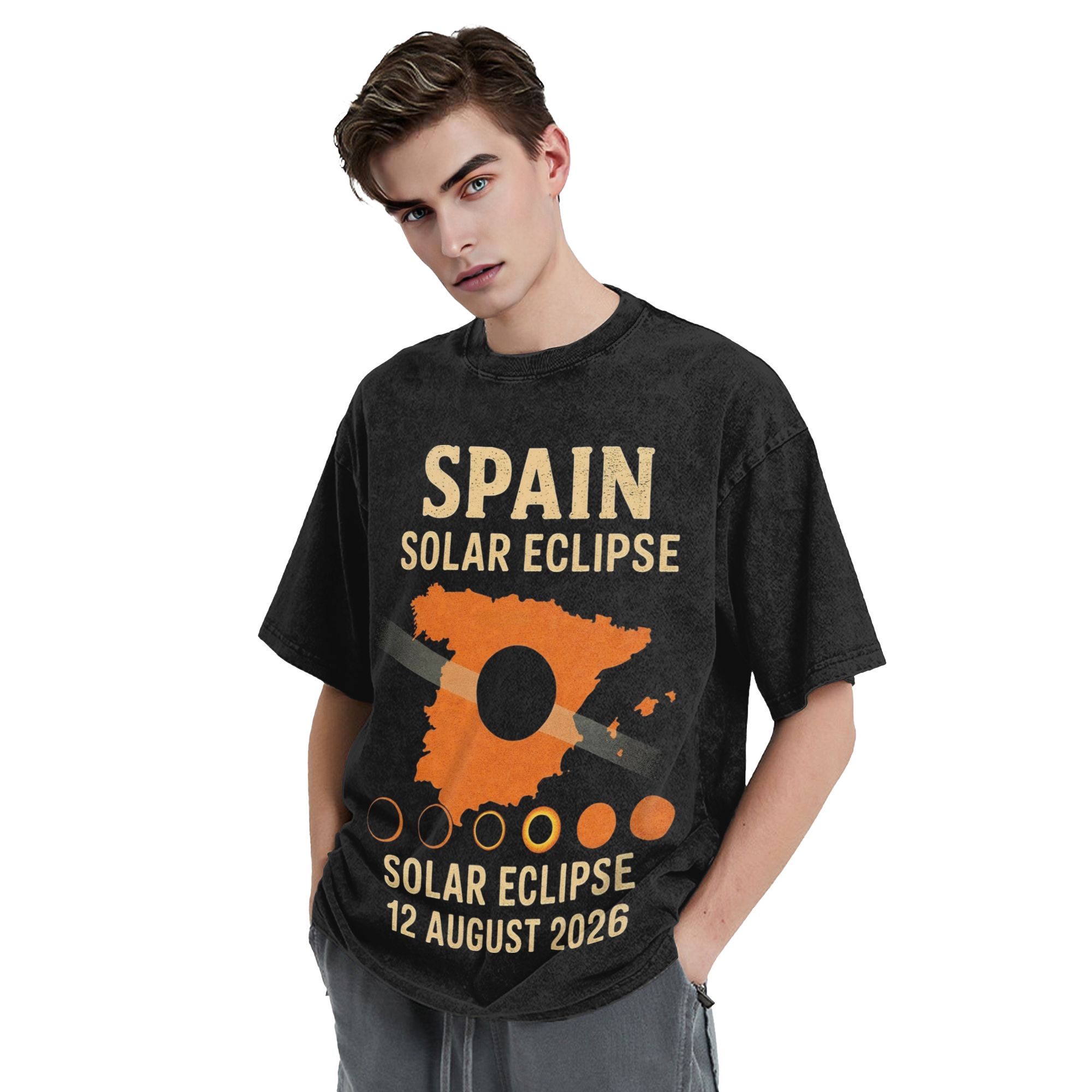 Kaus Oblong Total Solar Eclips - Street Fashion In Spain ulasan dan harga