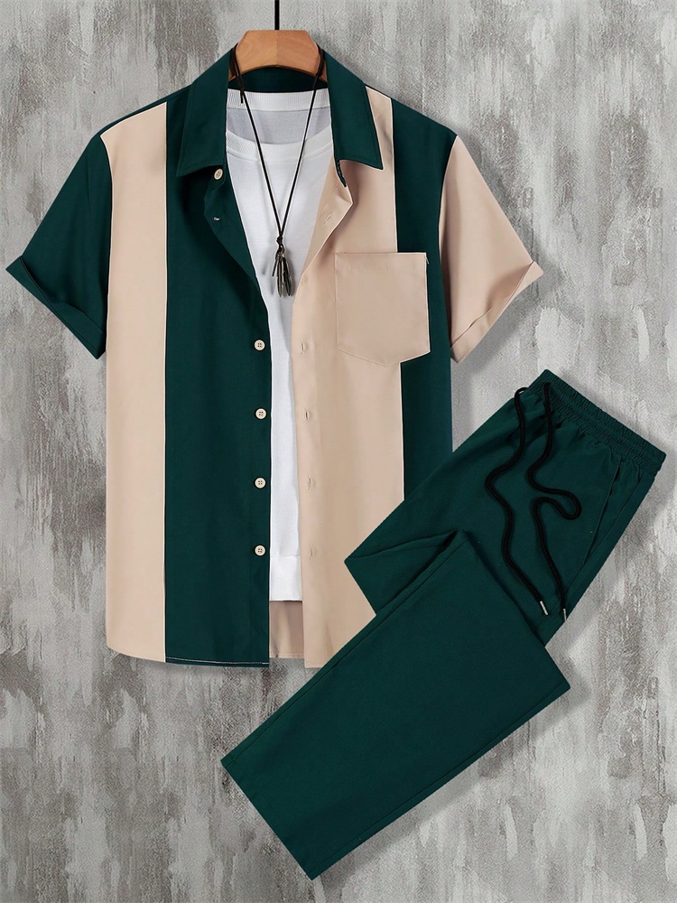 Set Kemeja Pria Musim Gugur 20 - Street Fashion Trend 2025 ulasan dan harga