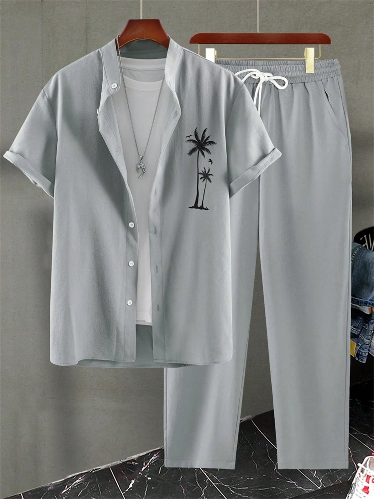 Set Kemeja Pria Musim Gugur 20 - Street Fashion Trend 2025 ulasan dan harga