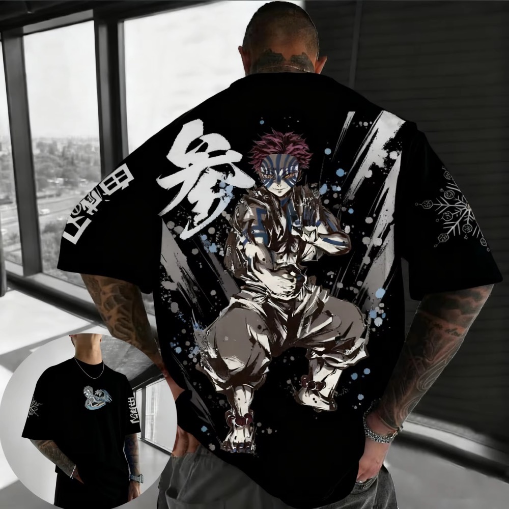 Kaus Pria dan Wanita Gambar An - Street Fashion Anime ulasan dan harga