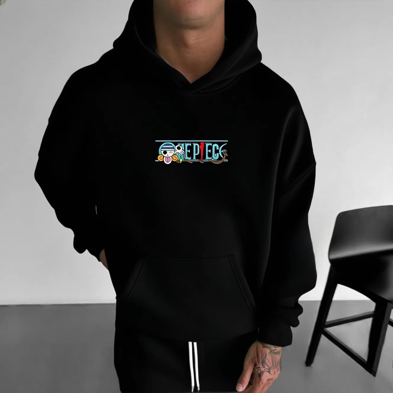 Sweater Hoodie Oversize Motif  - Street Fashion Hoodie ulasan dan harga
