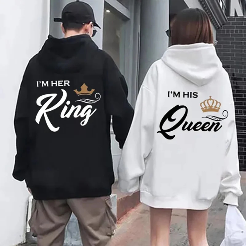 Hoodie lengan panjang pasangan - Queen Street Fashion ulasan dan harga