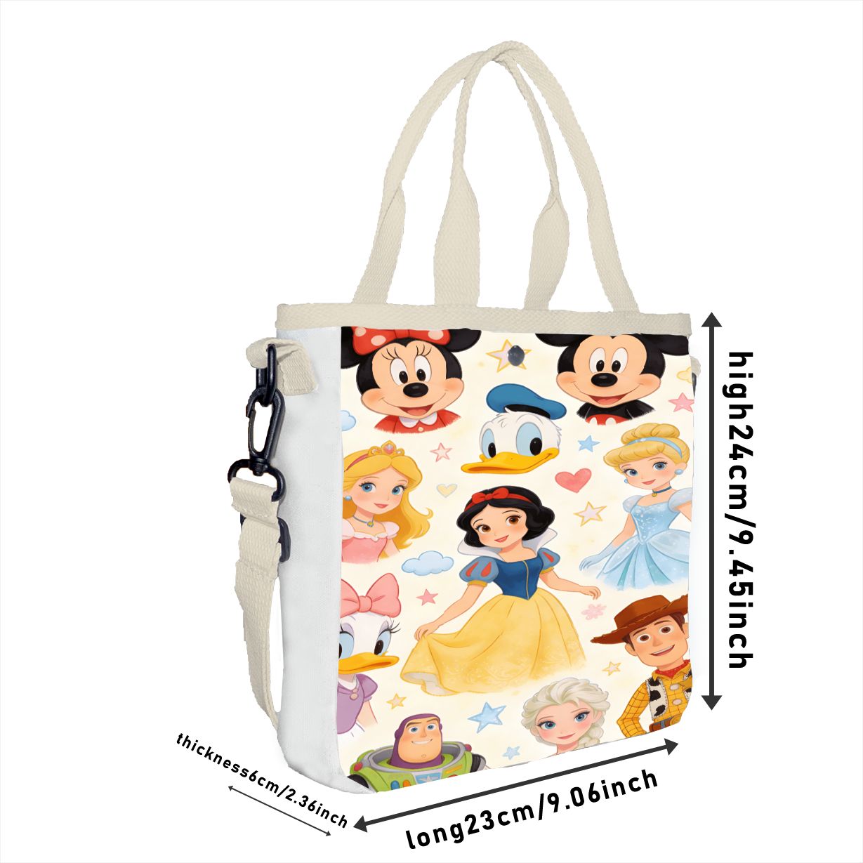 Tas Jinjing Putri Multifungsi  - Tote Bag Canvas Print ulasan dan harga