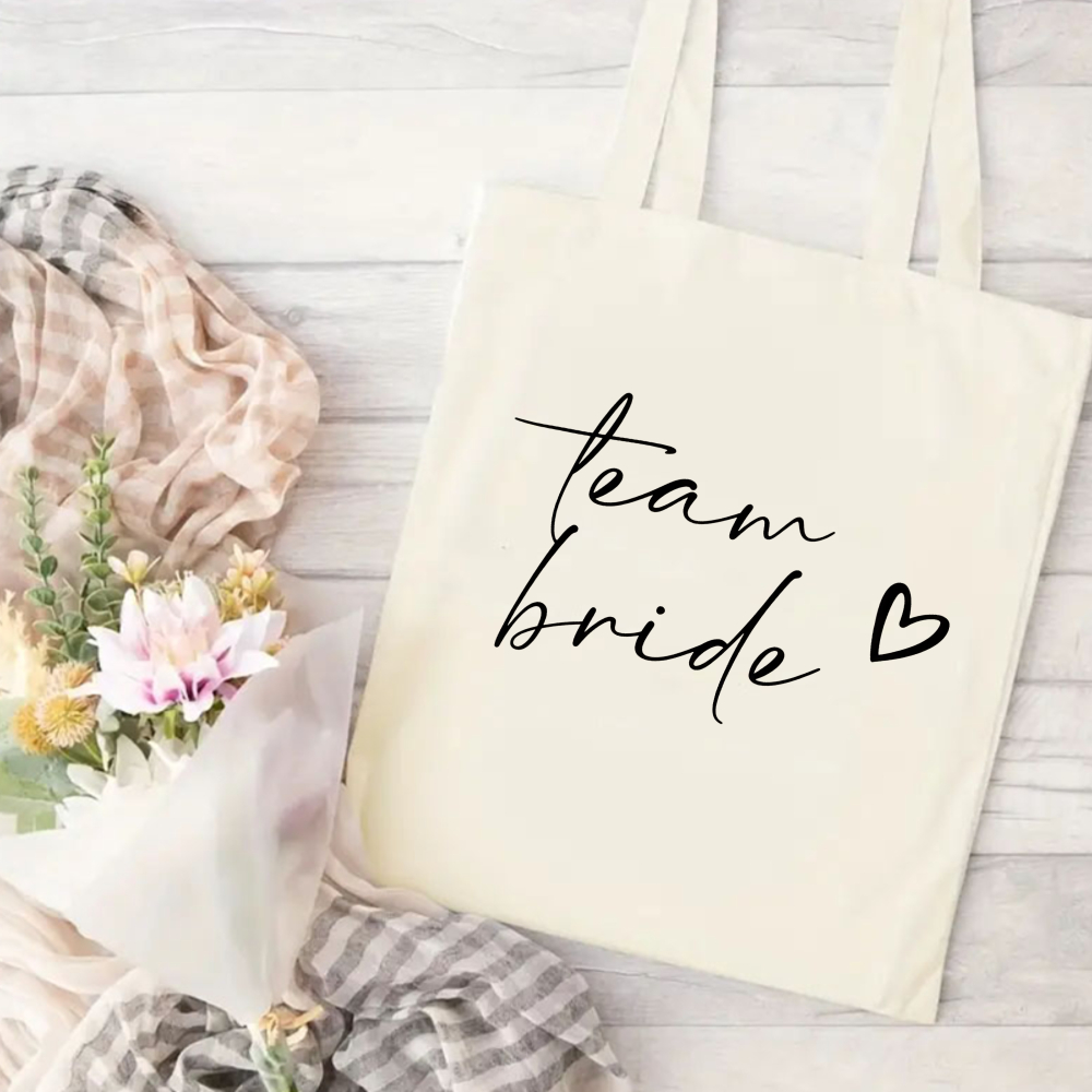 Tas Tote Kanvas Motif Hati Tim - Tote Bag Canvas Print ulasan dan harga