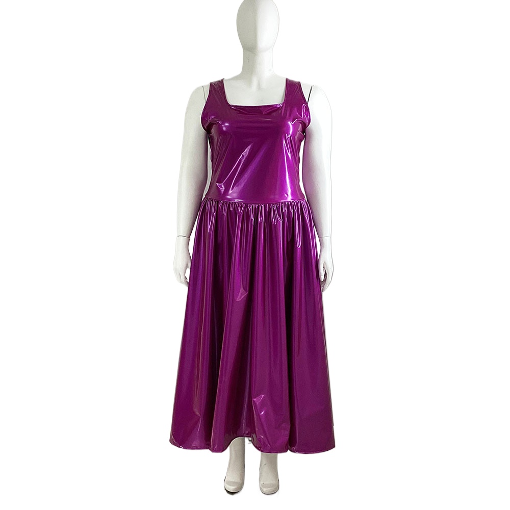 Gaun Tank PVC wanita, gaun pes - Queen Street Fashion ulasan dan harga