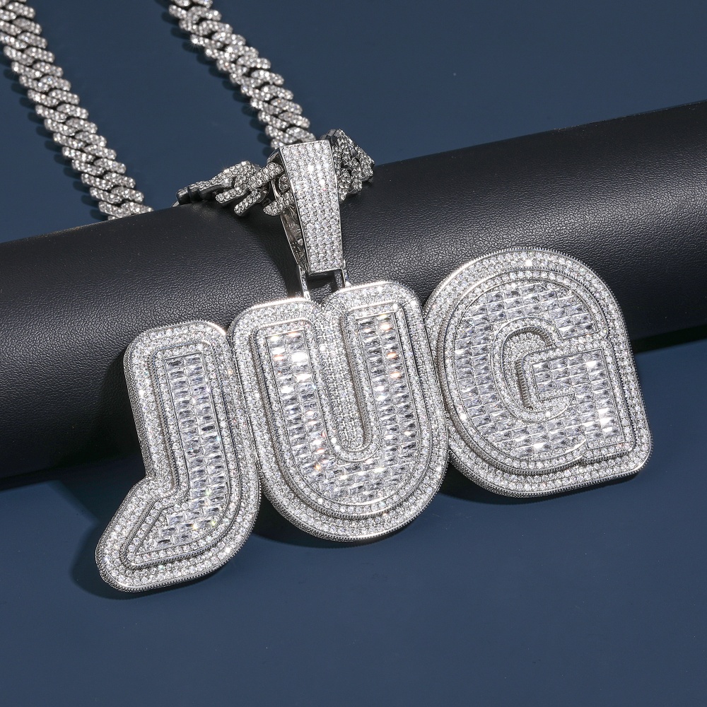 Liontin Huruf Baguettecz Custo - Street Fashion Name ulasan dan harga