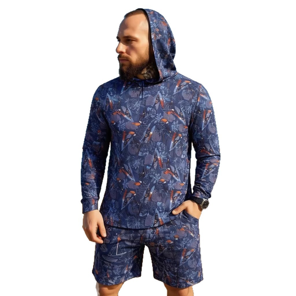 Setelan Dua Potong Hoodie Unis - Street Summer Fashion ulasan dan harga