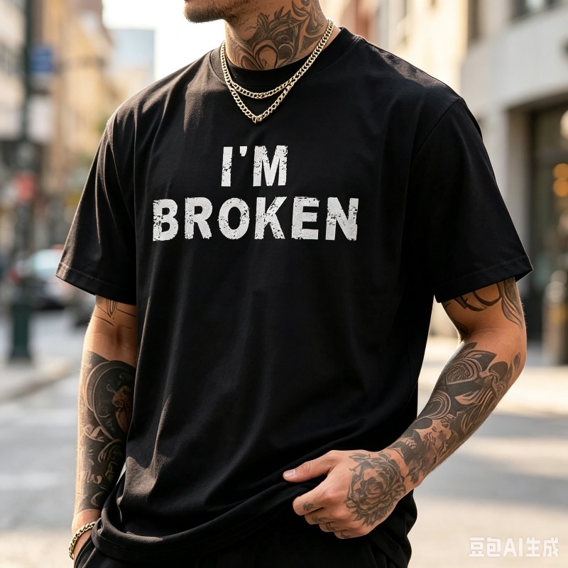 Distressed Quote Men T-Shirt I - Street Style Fashion Quotes ulasan dan harga