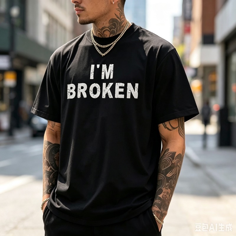 Distressed Quote Men T-Shirt I - Street Style Fashion Quotes ulasan dan harga