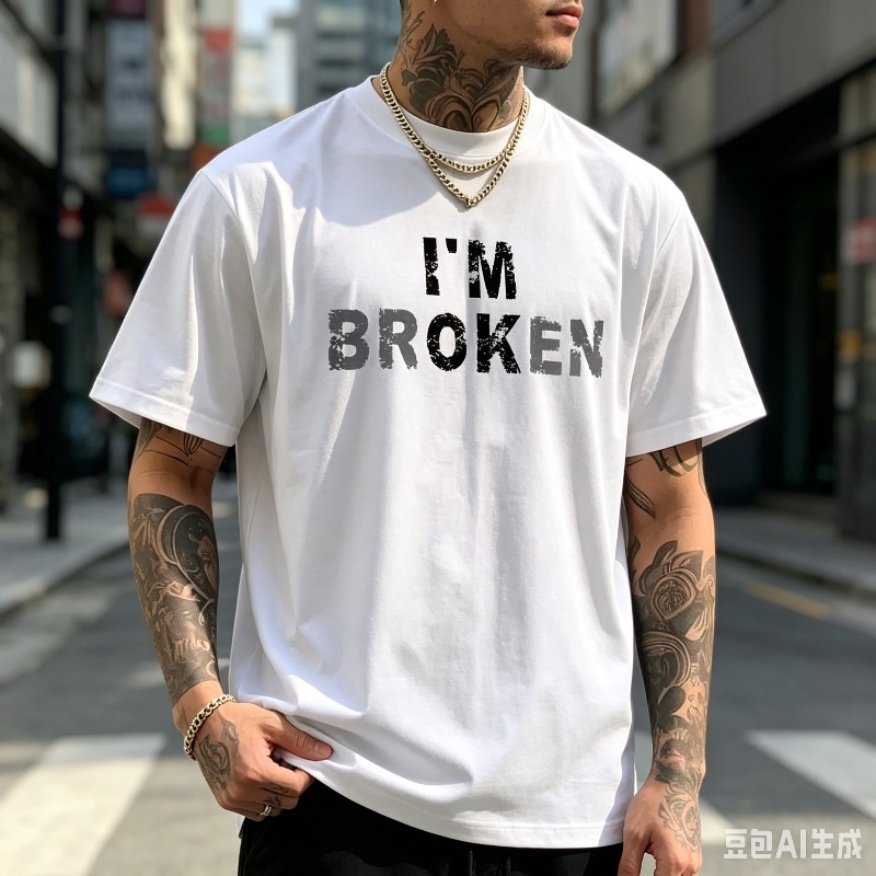 Distressed Quote Men T-Shirt I - Street Style Fashion Quotes ulasan dan harga