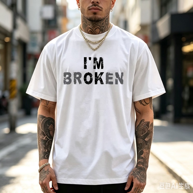 Distressed Quote Men T-Shirt I - Street Style Fashion Quotes ulasan dan harga