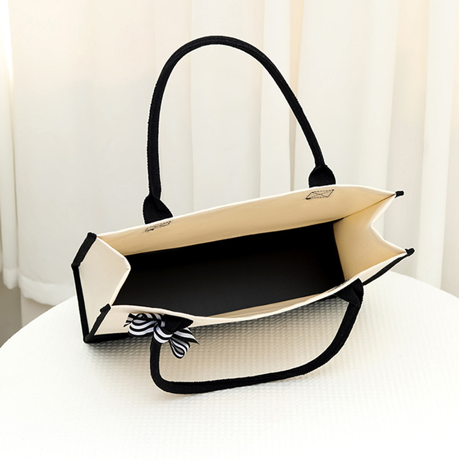 Tas kanvas putih ringan bermot - Tote Bag Canvas Print ulasan dan harga