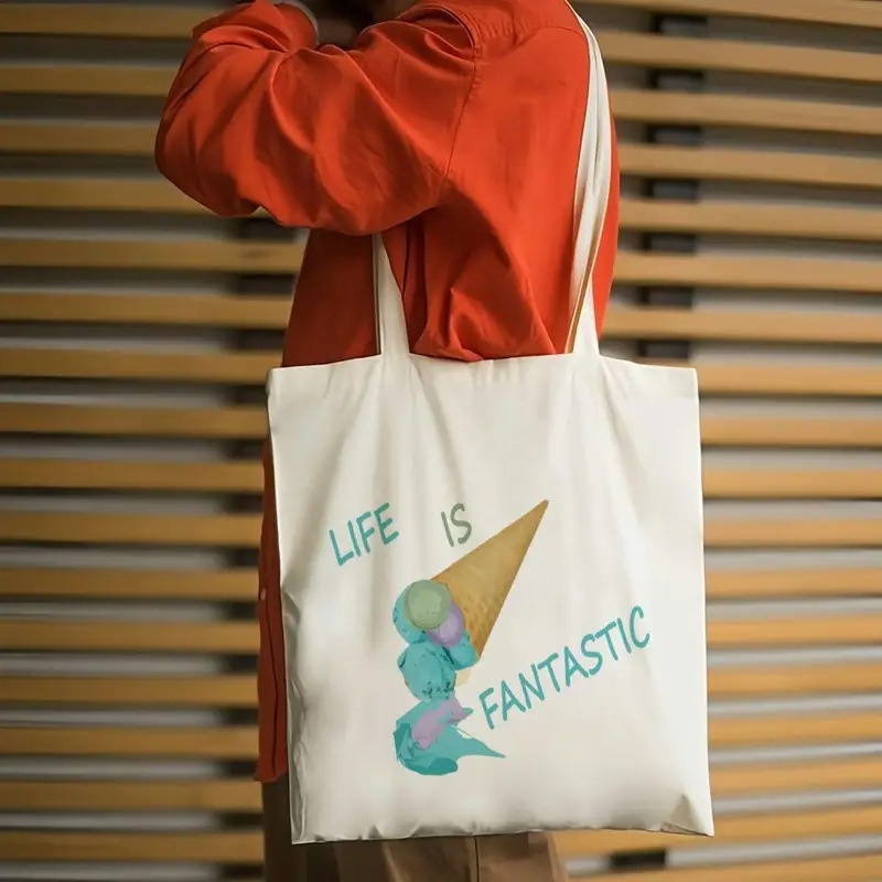 Tas Tote Kanvas Motif Seni Gar - Tote Bag Canvas Print ulasan dan harga